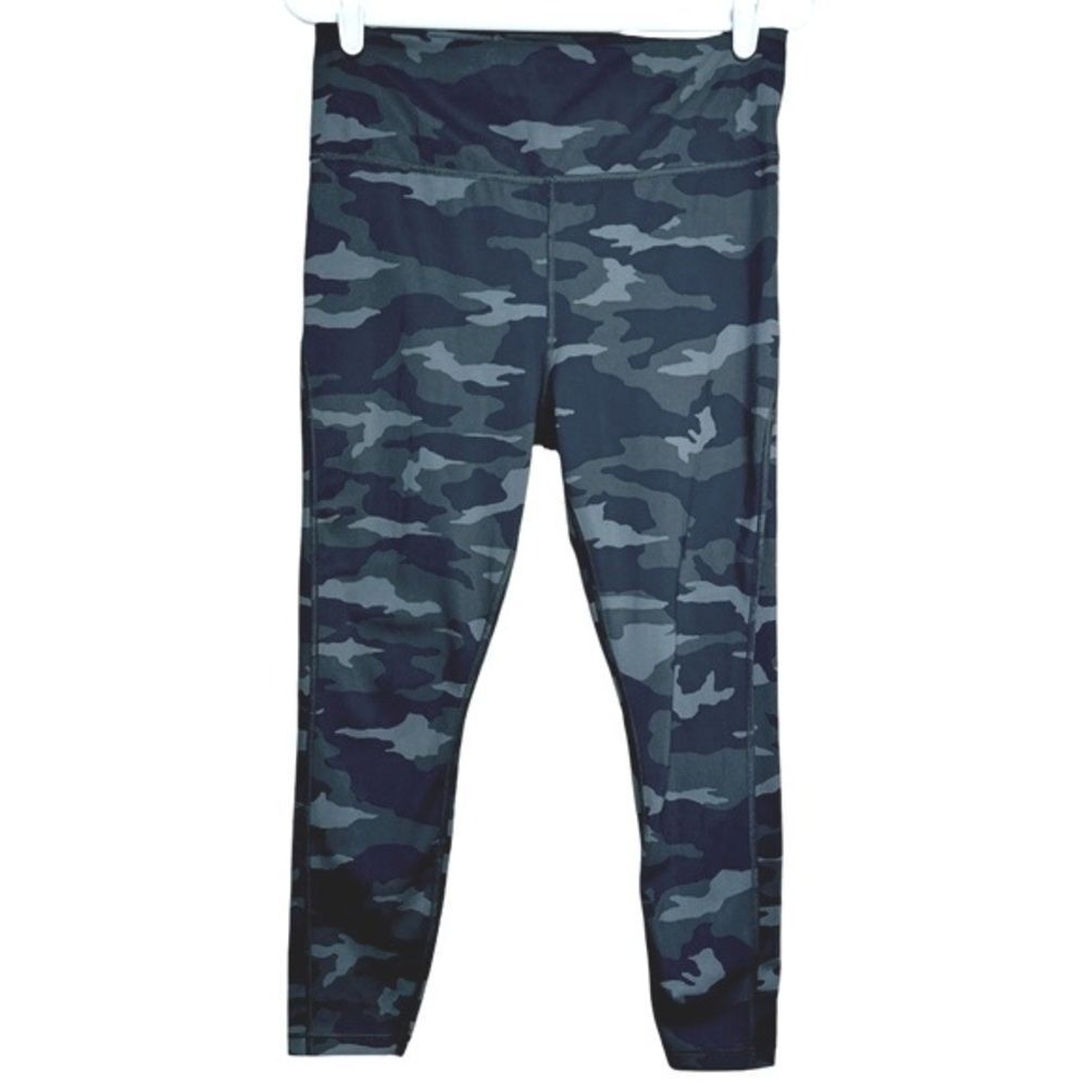 Athleta Ultimate Stash High Rise Camo Leggings Green Size M